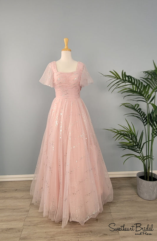 Pr721-Pink-Available In Sizes 6 12 Formal Wear