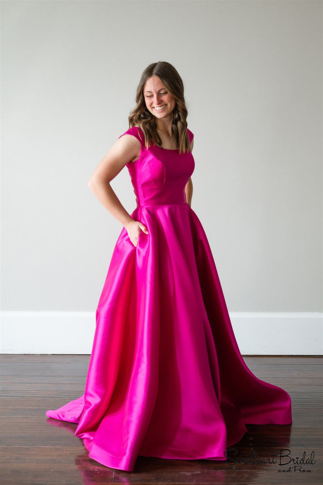 Pr722-Raspberry-Available In Sizes 0 14 16 Formal Wear