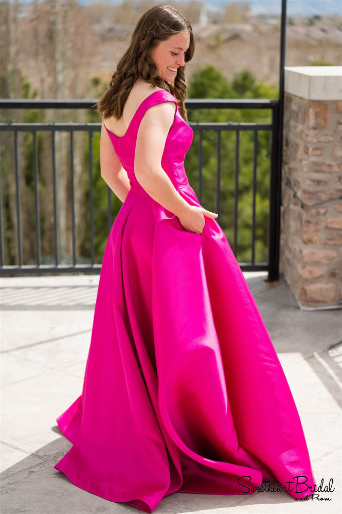 Pr722-Raspberry-Available In Sizes 0 14 16 Formal Wear